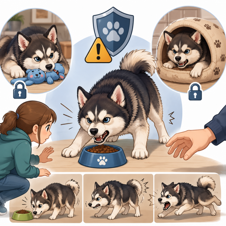La protection de ressources chez le Pomsky